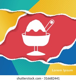 dessert ice cream icon