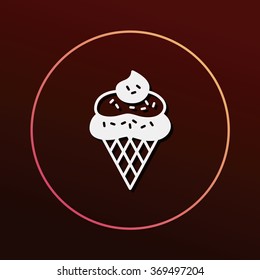 dessert ice cream icon