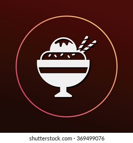 dessert ice cream icon