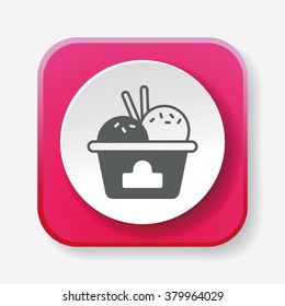 dessert ice cream icon