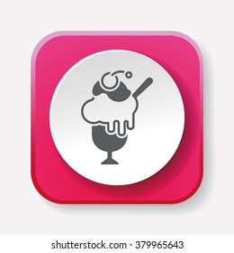 dessert ice cream icon