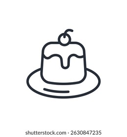 dessert icon collection .design style with background