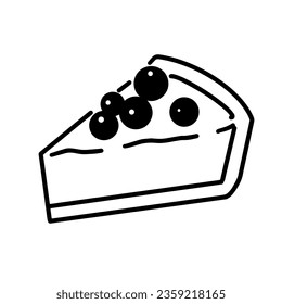 Dessert Icon, True Black Icon