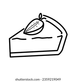 Dessert Icon, True Black Icon