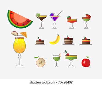 Dessert icons