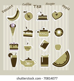 Dessert icons
