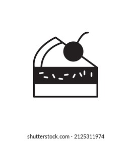 dessert icons  symbol vector elements for infographic web