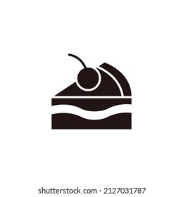 Símbolo de iconos de postre elementos vectoriales para web infográfica