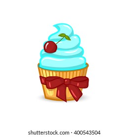 Dessert illustration, sweet vector image, vector design, illustration of food, gift set, sweet dessert, vector food.