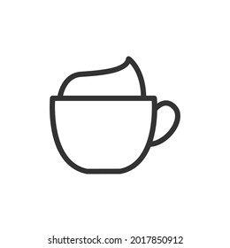 Dessert line icon. Web symbol for web and apps. Sign design in outline style. Dessert stroke object.