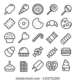 Dessert Line Icons