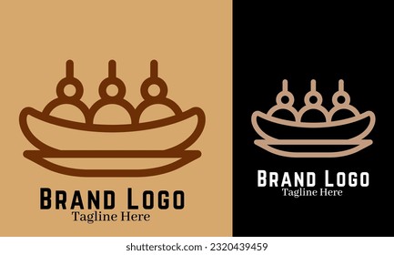 Dessert logo brand identity emblem