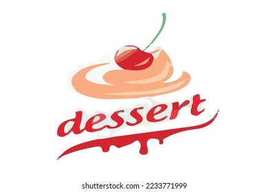 dessert logo vector colored bakery 