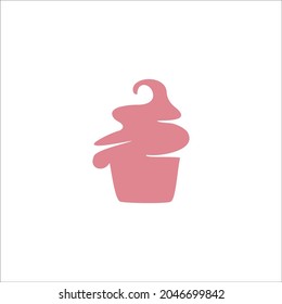 dessert logo vector flat illustration