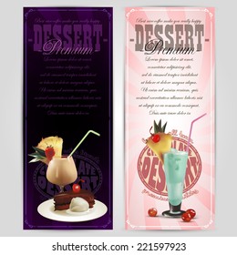 dessert menu
