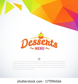 dessert menu dessert menu design template dessert menu edge food cafe modern art creative brochure leaflet dine nurture painting warming framing border booklet science mark luxury promotion grace inse