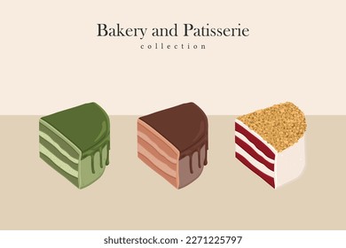 Dessert pastry vector cake event party traditional japanese chinese icon element eat summer food art