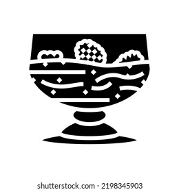 dessert raspberry fruit berry glyph icon vector. dessert raspberry fruit berry sign. isolated symbol illustration