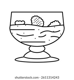 dessert raspberry fruit berry line icon vector. dessert raspberry fruit berry sign. isolated contour symbol black illustration