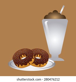dessert shop design, vector illustration eps10 graphic 