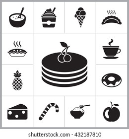 Dessert Simple Icons Set