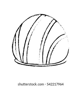 Dessert sweet roll icon vector illustration graphic design