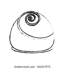 Dessert sweet roll icon vector illustration graphic design