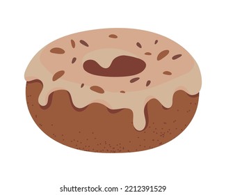 dessert tasty donut icon isolated