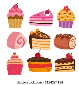 dessert vector collection design