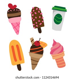 dessert vector collection design