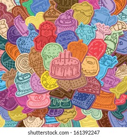 Dessert. Vector format