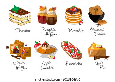 1,771 Pastry list Images, Stock Photos & Vectors | Shutterstock