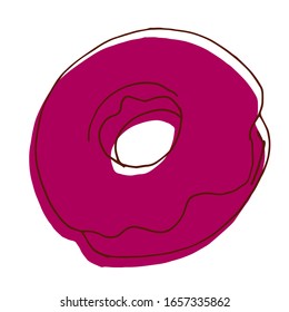 Desserts in the vector. Sweet food. 
creative design