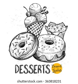 Dessins Donuts High Res Stock Images Shutterstock