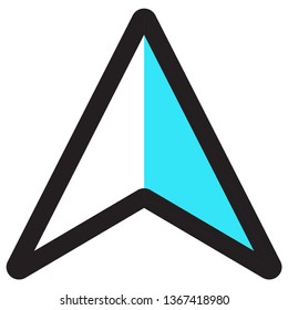 destination cursor fill color line