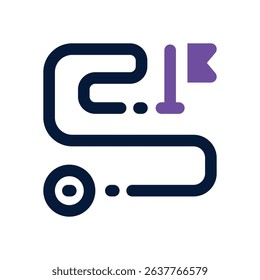 destination duotone icon. Sleek and modern vector icon for websites, mobile apps, marketing materials, and corporate design. Fully scalable and ready to use.