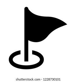 Destination flag marker