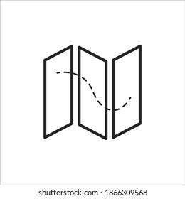 ilustración de vector de icono plano de destino