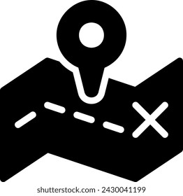 icono de glifo de destino ilustración vectorial