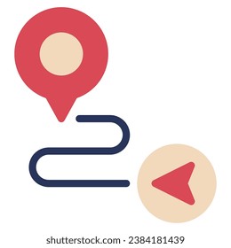 Destination Icon Illustration, for UIUX, Infographic, etc
