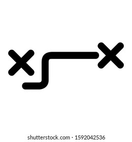destination icon isolated sign symbol vector illustration - high quality black style vector icons
