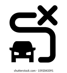 destination icon isolated sign symbol vector illustration - high quality black style vector icons
