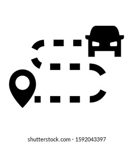 destination icon isolated sign symbol vector illustration - high quality black style vector icons
