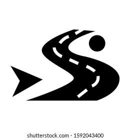 destination icon isolated sign symbol vector illustration - high quality black style vector icons

