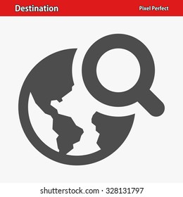 Destination Icon. Professional, pixel perfect icon optimized for both large and small resolutions. EPS 8 format.