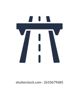 Destination icon. Solid glyph series icon