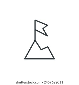 Icono de destino, ícono de destino de Vector, Ilustración vectorial