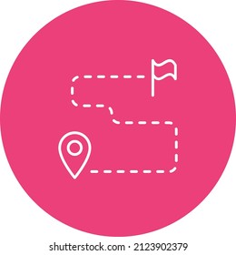 Destination icon vector image. Can also be used for web apps, mobile apps and print media.