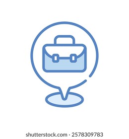 Destination icon vector stock illustration