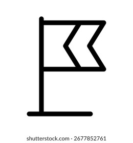 Icono de destino Ilustración de diseño de símbolo de Vector